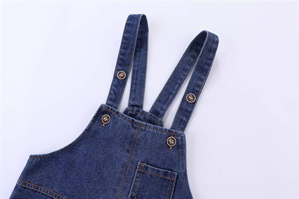Mud Kingdom Toddler Boys Cute Denim Overalls: Clothing