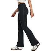 FireSwan Bootcut Flare Yoga Pants Women High Waist Flare Leggings Yoga Work Pants Seamless Workout Leggings