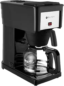 Amazon.com: Cafetera Bunn GRB. Cafetera de preparación rápida con capacidad  para 10 tazas, Estándar : Hogar y Cocina