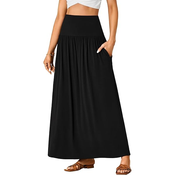 スカート musinsastandardwoman Women's Low Waist Half Pleated Maxi Ski A.W.A.K.E. Mode Women's Maxi Pleated Asymmetric Skirt with