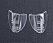 Auony Safety Glasses Side Shields,2 Pairs Slip On Clear Side Shields for Safety Glasses-Fits Small to Medium Eyeglasses (Clear - Fits Small to Medium)