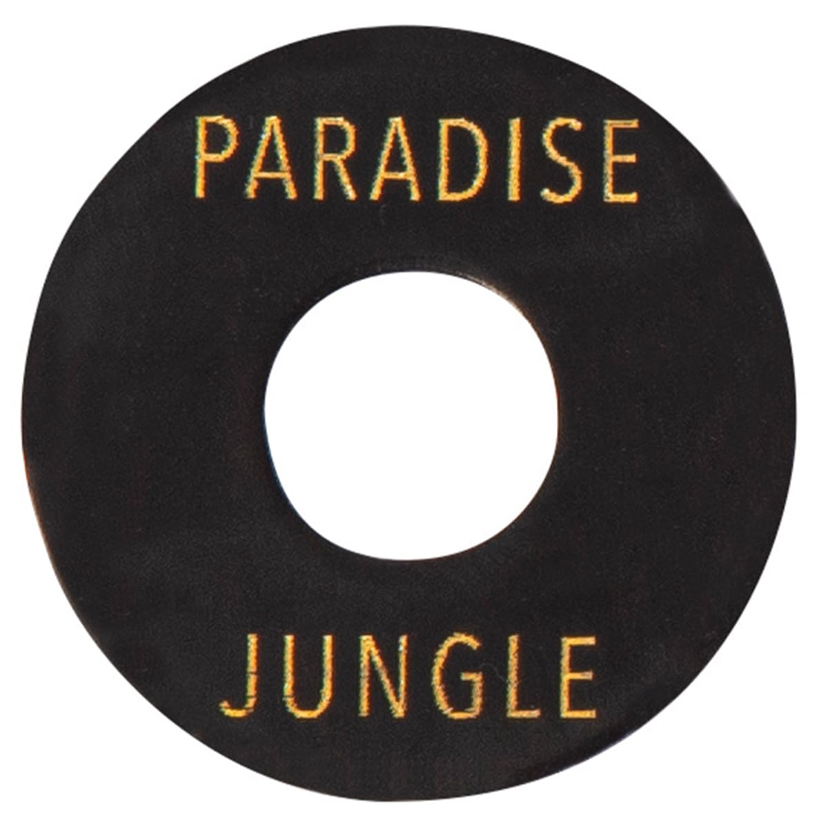 JOE DOE POKER CHIP IN AGED BLACK - PARADISE - JUNGLE