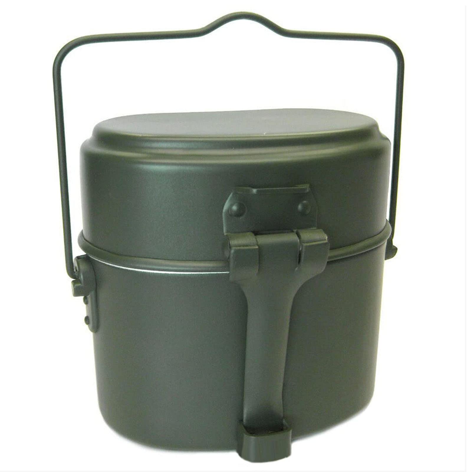 Mess Tin,German Style Aluminium Camping Mess Tin,Outdoor Portable Metal Lunch Box with Thickened Handle for Hiking Fishing Hunting Picnic,Camping Cookware