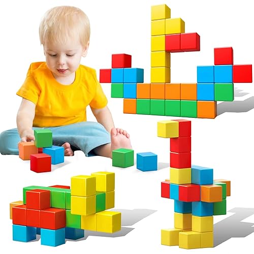 Magnetic Blocks, inch Large Magnetic Building Blocks for