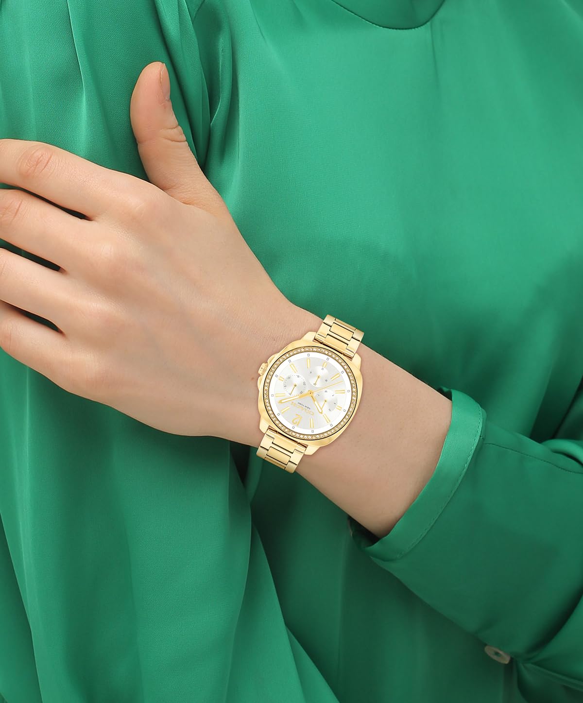 Coach Kitt Women's Quartz MultifunctionWatch, Stainless Steel Bracelet - Water-Resistant to 3ATM - Modern and Stylish - Gift for Her, 38mm