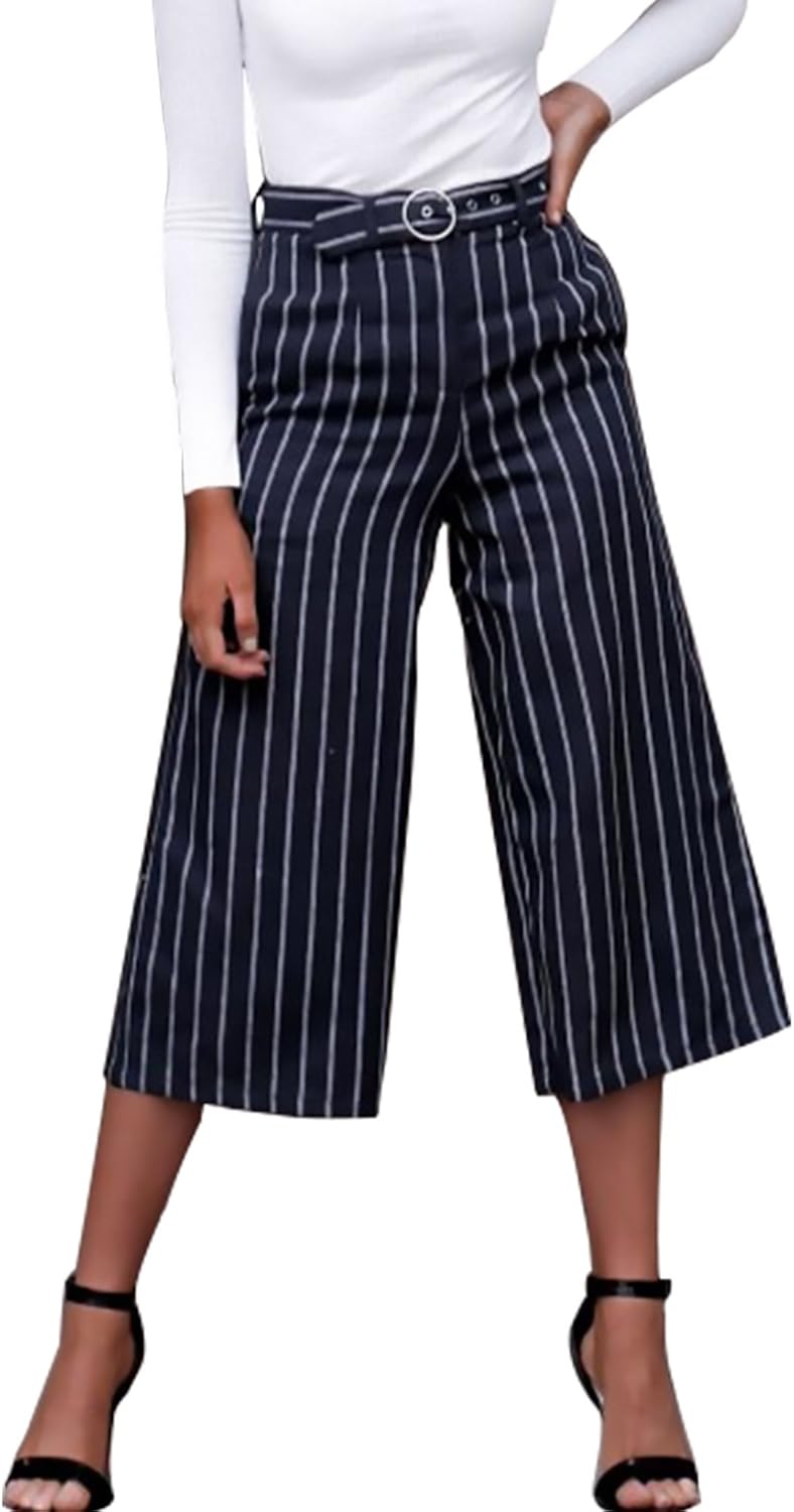 Hosen Damen Elegant Schlaghose Freizeithose Hohe Ta Produktbild-Vorschau 9