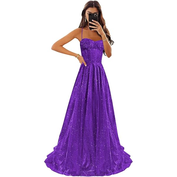 Amazon.com: Royal Blue Prom Dress, Spaghetti Strap Sequin Mermaid Prom  Dresses V Neck Evening Gowns Formal Party Dress Size 6 Royal Blue:  Clothing, Shoes & Jewelry