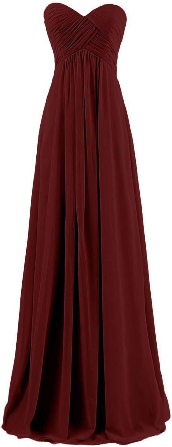 Women's A Line Corset Sweetheart Pleats Prom Dress