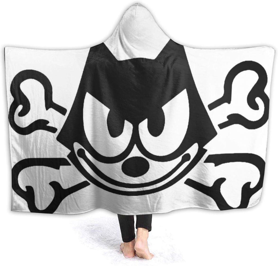Felix The Cat Super Soft Wearable Hooded Blanket for Adult