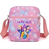 K-pop Crossbody Bag with Zipper, Cute Cartoon Shoulder Bag with Adjustable shoulder straps, Anime Merch for Womens Birthday Gifts