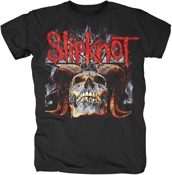 Slipknot Men's T-Shirt Black Black - Black - Medium: Amazon.co.uk: Clothing