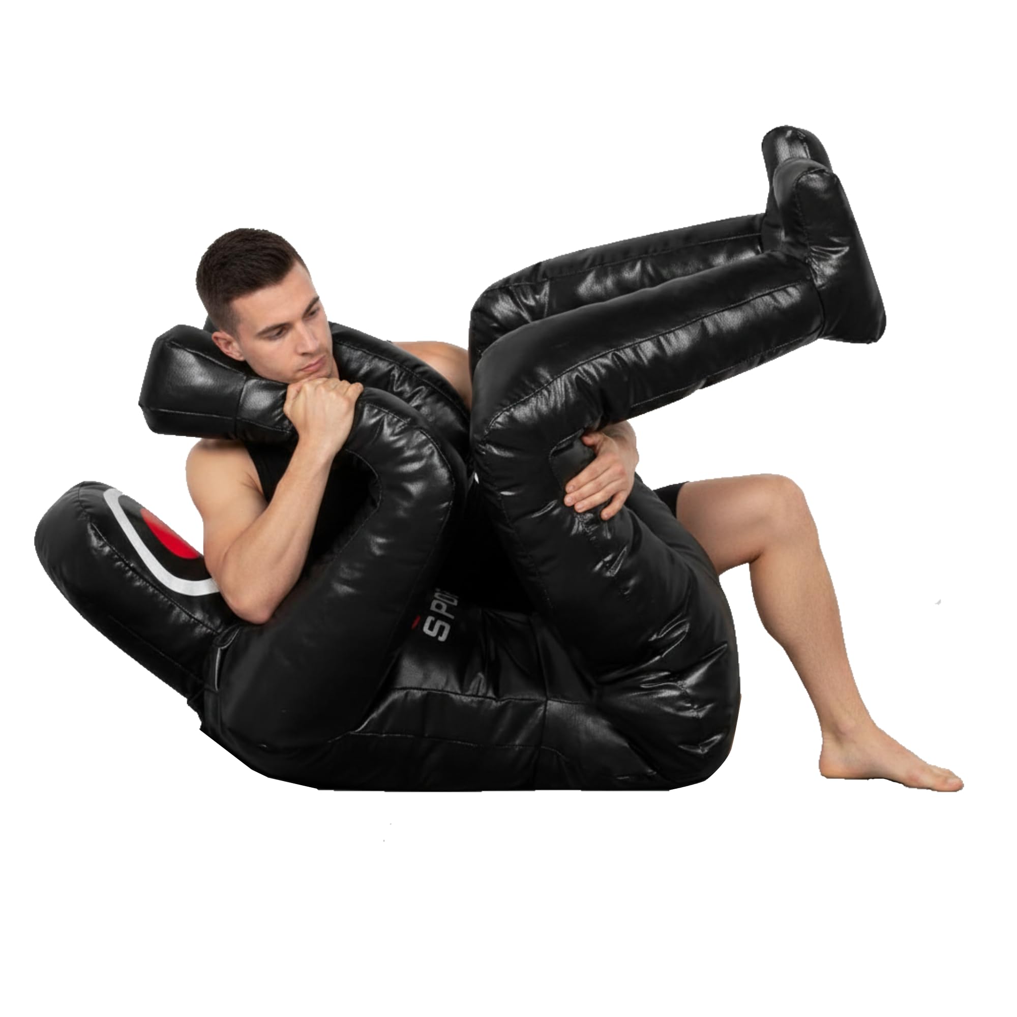 RTX MMA Throwing Dummy 180 cm | Judo, Wrestling, BJJ, Self-Defense Training Dummy | Vinyl Material | Unfilled Punching Bag for Submission and Defense Drills