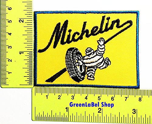 Michelin Tires Motorcycle Car Racing Nascar Biker Sponsor Racing Sport Automobile Car Motorsport Racing Patch Logo Sew Iron on Embroidered Appliques Badge Sign Costume Send Free Registration