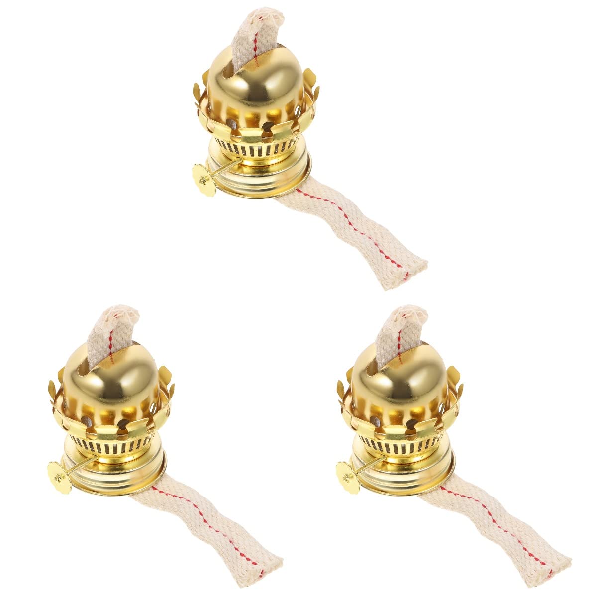 OSALADI 3sets Replacement Wick for Kerosene Lamp Oil Lamp Parts Wick Holder for Home Decor