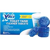 X-ALL Blue Toilet Tank Cleaner Tablets &ndash; Heavy-Duty Toilet Bowl Cleaner Tablets for Cleaning, Deodorizing - Long-Lasting Fresh Scent and Septic-Safe Stain Remover