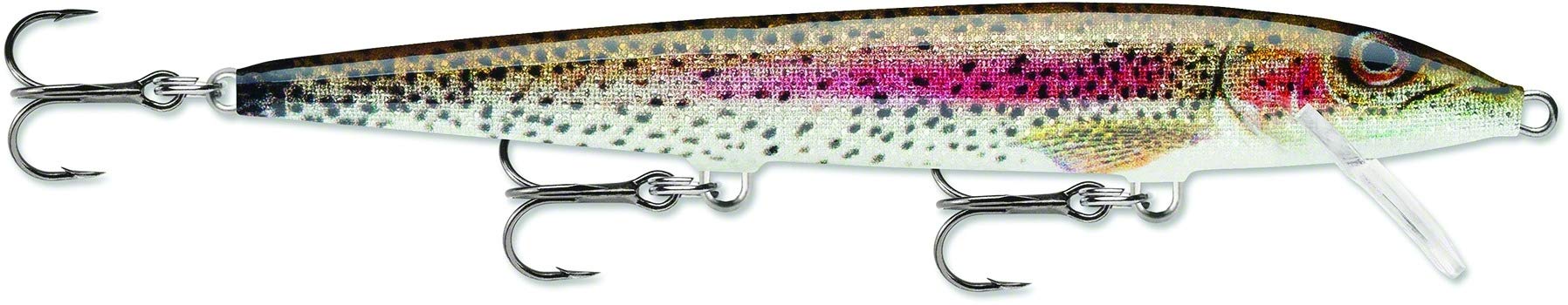 Rapala Original Floater Lure with Two No. 7 Hooks, 0.9-1.5 m Swimming Depth, 9 cm Size, Live Rainbow Trout