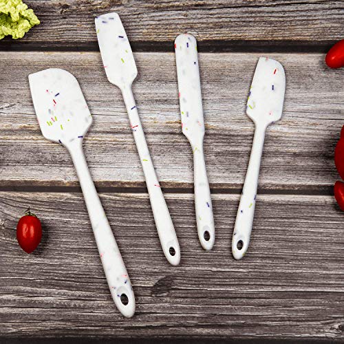 image for POENSCAE Silicone Spatula,Heat Resistant Silicone Spatula,Spatula Set 