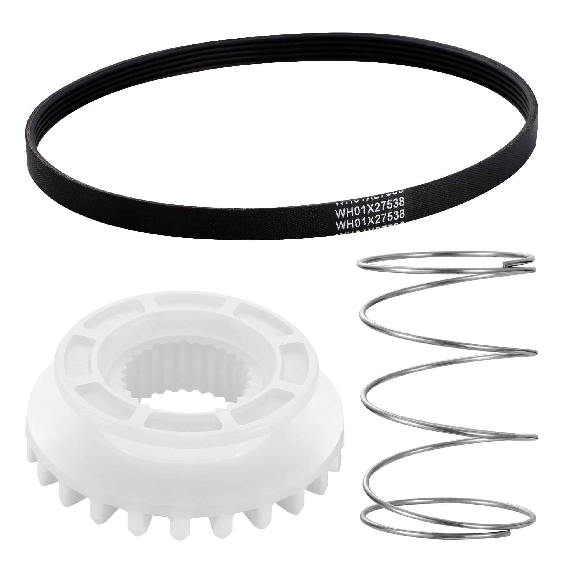 Photo 1 of ***2 PACKS INCLUDED***Upgraded WH05X24185 Washing Machine Clutch & WH01X24434 Washer Spring & WH01X27538 Washer Drive Belt - for Clothes Washer Replaces 4588013 AP5993402 PS11729473 EAP11729473***2 PACKS INCLUDED***