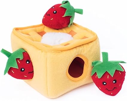 Amazon Com Zippypaws Food Buddies Burrow Interactive Squeaky