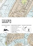 Maps: Gift & Creative Paper Book Vol 60 (English, Spanish, French and German Edition) by