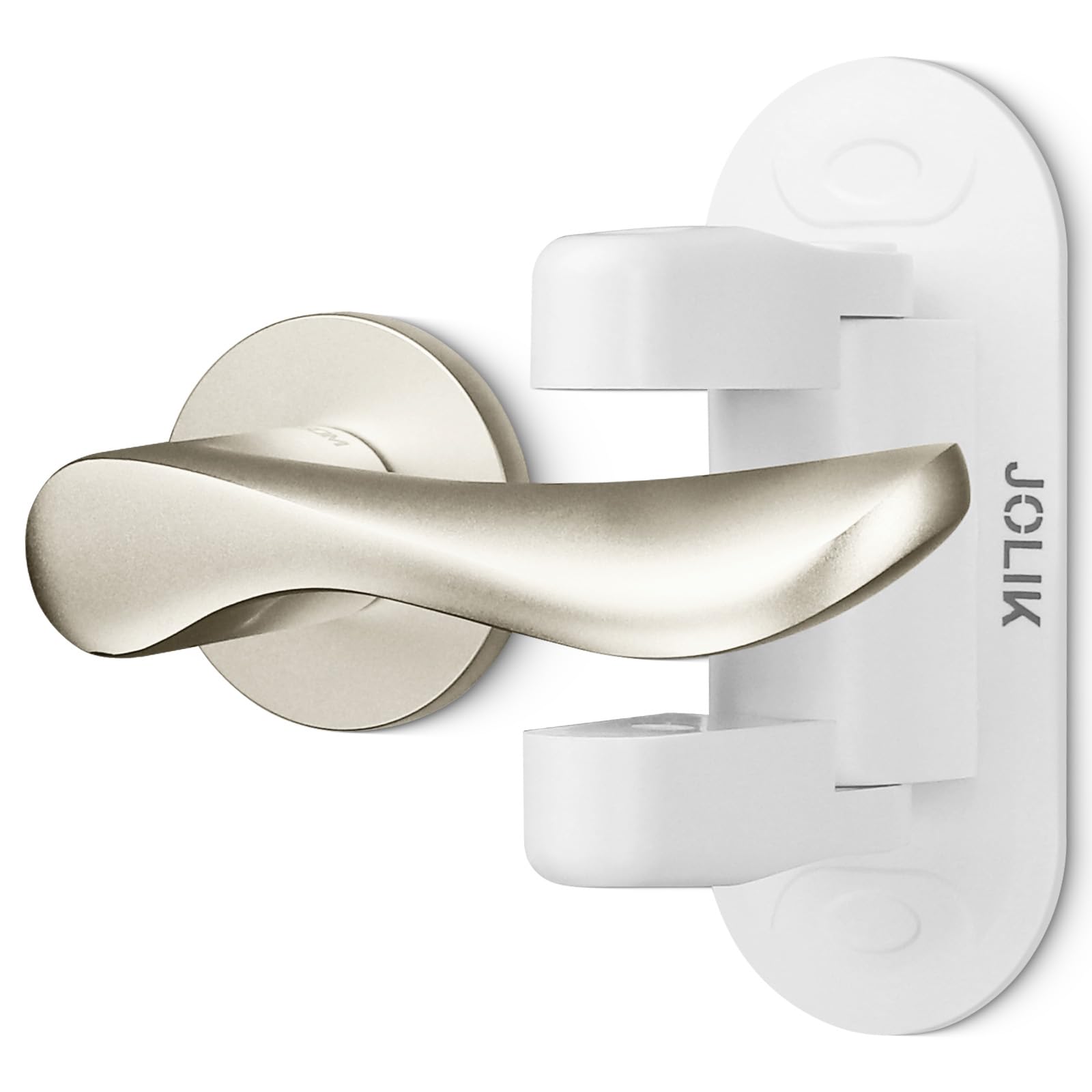 Jolik Childproof Door Lever Lock(2 Pack) - Child Door Handle Lock, Easy to Install and No Drill, No Screw