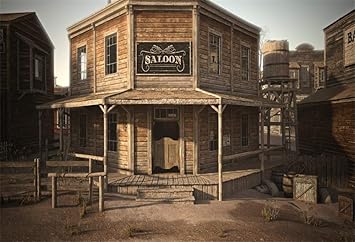 Western Town Scene Setter Wall Saloon Photo Backdrop Party