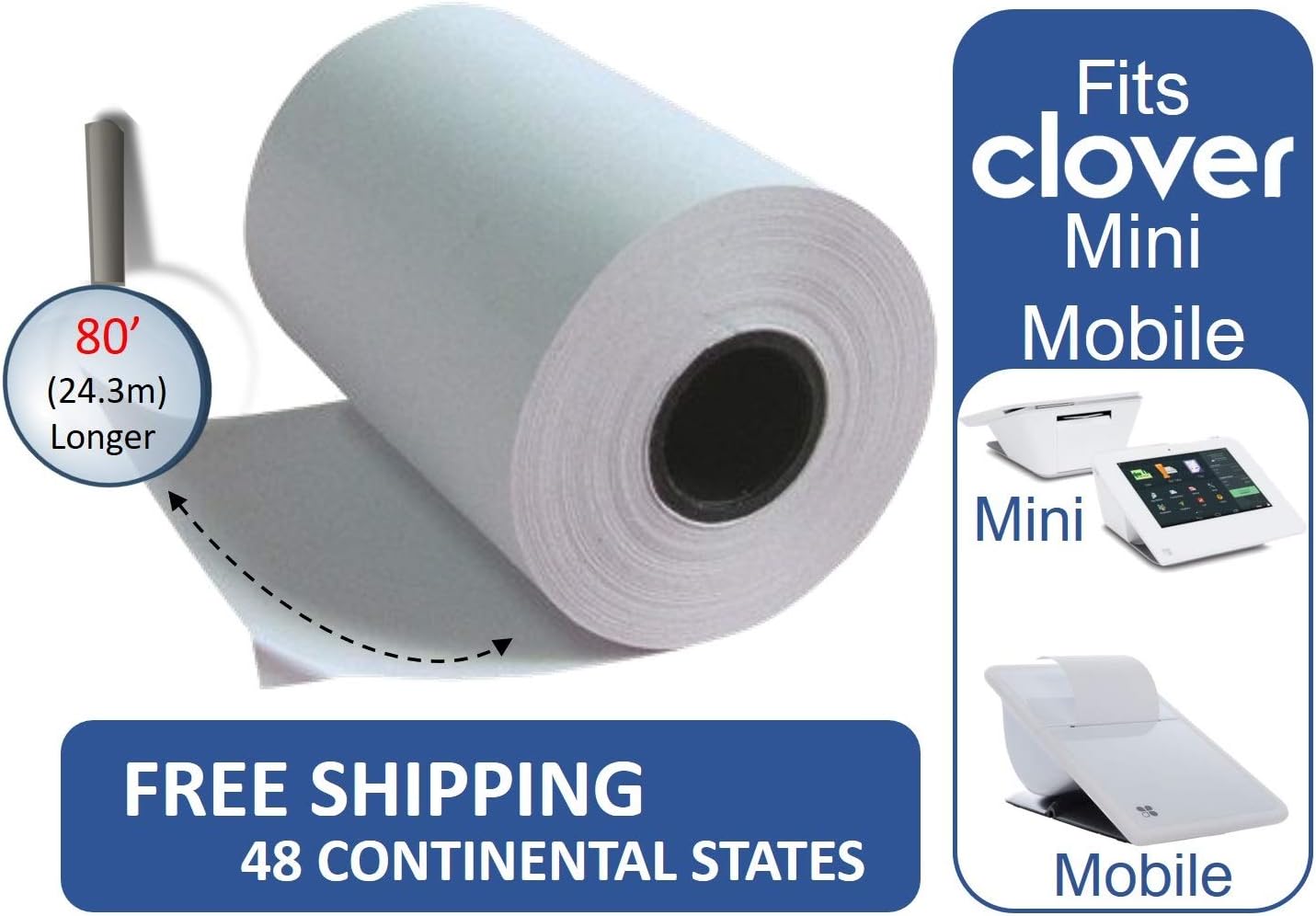 clover receipt paper