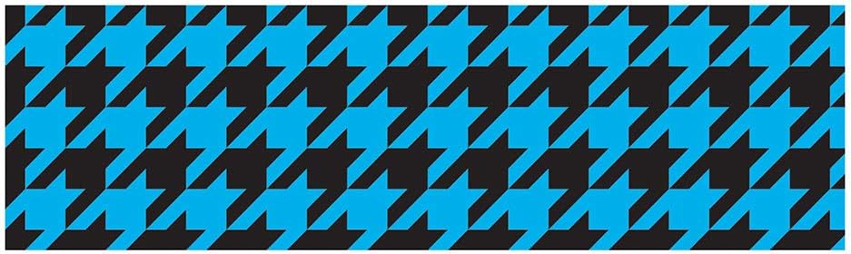 Houndstooth Blue Bolder Borders Amazon Com