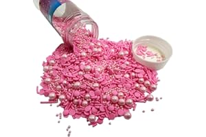 Pearl Sugar Sprinkles Candy 120g/4.2oz Mixing Size Baking Cake Decorations Cupcake Toppers Jimmies Cookie Decorating Celebrat