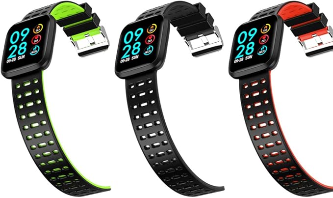 KUNGIX 3 Packs Bandas de Reloj Q8 Smart Watch, Correa ...