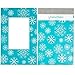 Inspired Mailers Holiday Combo Pack w/Writable Surface - 10 Each: 8.5x12 Snowflakes, 10x13 Ornaments, 14.5x19 Christmas Trees - Pack of 30 Poly Mailers
