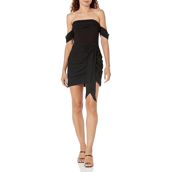 knee length dresses for ladies FREE PEOPLE Sequin GISELLE Drawstring RoucheHem Mini Dress