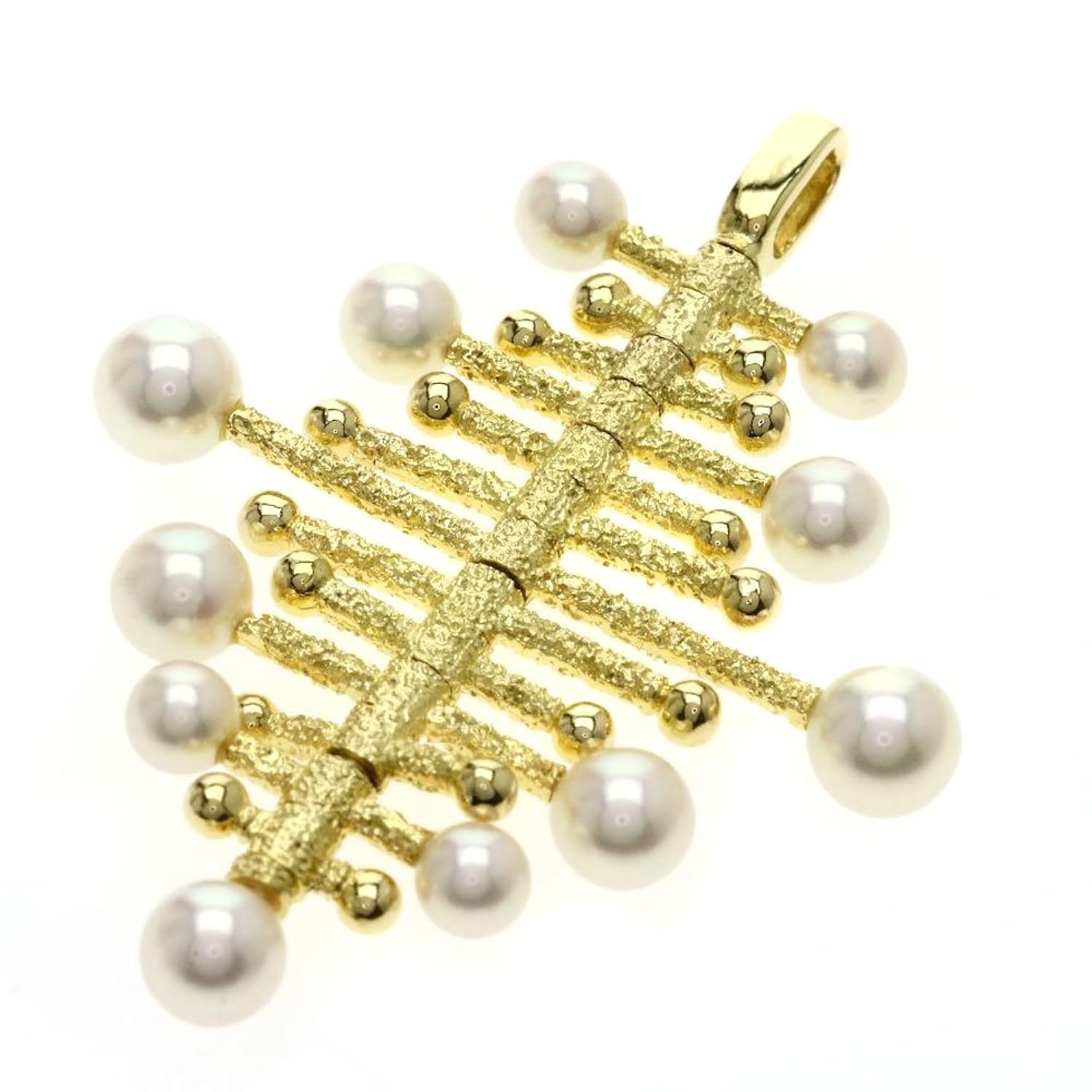 正規品直輸入 ミキモト パール 真珠 ペンダント B07dvxwk43 中古 レディース K18イエローゴールド ネックレスペンダント Csam Archives Gov Ua