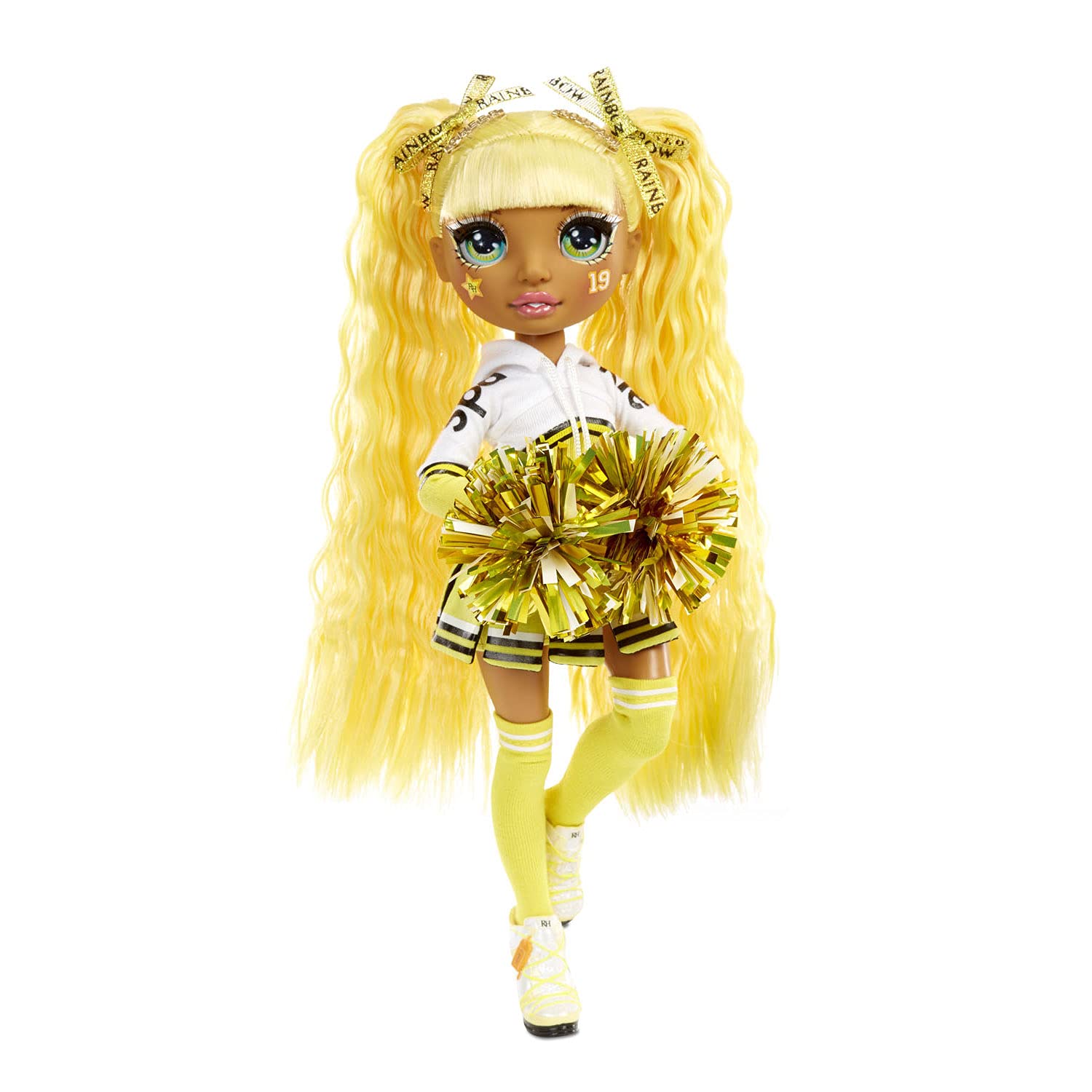 Rainbow High Cheer Fashion Doll - Luxury Outfits, Pom Poms & Cheerleader Doll - Sunny Madison, Yellow Themed Fashion Doll Cheer Series - For Girls Age 6+ — image 1