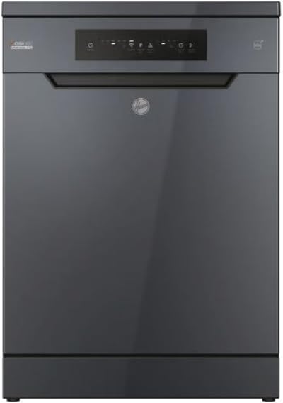 Hoover HF4C7L0A Dishwasher Graphite 14 Place Settings 45cm Freestanding
