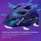 SIFVO Kids Bike Helmet Boys Girls 5-14 Years Adjustable Lightweight Cool Visor view 3