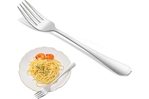 Dinner Forks,8-Piece 8 Inches Stainless Steel Table Fork,Dishwasher Safe Flatware Forks,Food Grade Mirror Polishing Silverwar