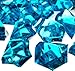 1 Pounds of Turquoise Acrylic Ice Rock Vase Gems or Table Scatters