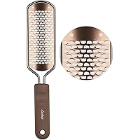 Easkep Foot Scrubber Foot File Callus Remover - Pedicure Stainless Steel Colossal Foot Grater Scrubber Pedicure Tools for Dea