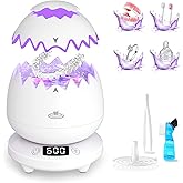 Ultrasonic Retainer Cleaner, 45kHz Denture Cleaner Machine, 4 Cleaning Modes, Removable Base, Dental Cleaning Pod for Mouth Guard/Night Guard/Braces/Aligner/Jewelry