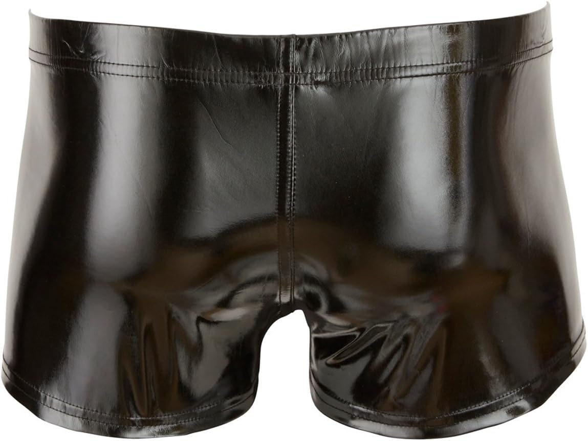 Black Level Men's Vinyl Pants with Zip, Large - Image 3