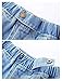 Little Boys Baby Denim Jeans Elastic Waist Ripped Denim Pants Jeans for Baby Girls 12-24 Months - Light Blue