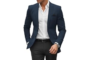 SHUZHXLZANGY Mens Blazers and Sport Coats Slim Fit Jackets for Men Casual Blazer Suit Formal Business
