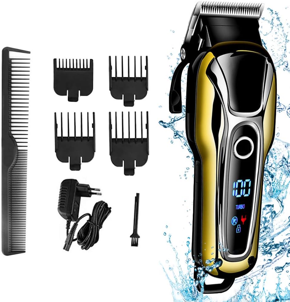 Hair Clipper for Men Professional Cordless Clippers Haircut Hair Trimmer Kit Rechargeable Head Shaver for Kids and Adult Beard Trimmer Men Rechargeable