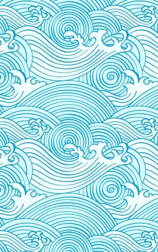 Carnet de Mots de Passe: A5 - 98 Pages - 017 - dessin vague japon (French Edition) by Mes Mots de Passe Horko