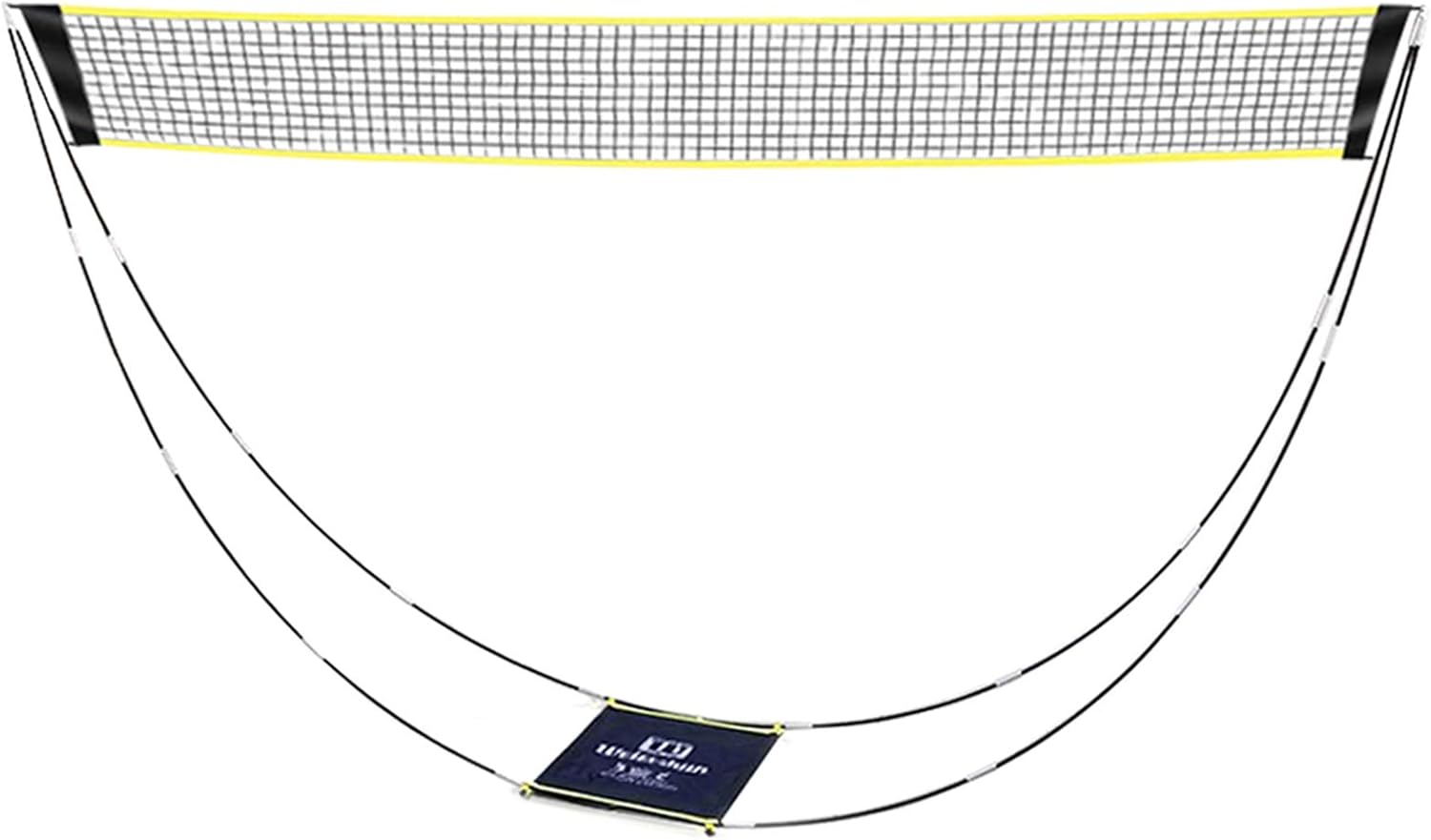 Badminton Net Set for Backyards, Portable Badminton Net with Carry Bag, 8.9ft Folding Kids Volleyball Tennis Badminton Net, Sports Net for Badminton (Yellow, 8.9ft) : Sports & Outdoors