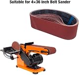 STE BRUAM Sanding Belt 100x915mm 15pc Set 80/120/150/240/400 Grits for Belt view 6