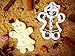 Gingerbread Girl Cookie Cutter - 1st Birthday/Christmas Tiny Cookie Cutters - 4 Inches Eco Friendly Plastic - 3D Girly Cookies for Small Family Occcasion