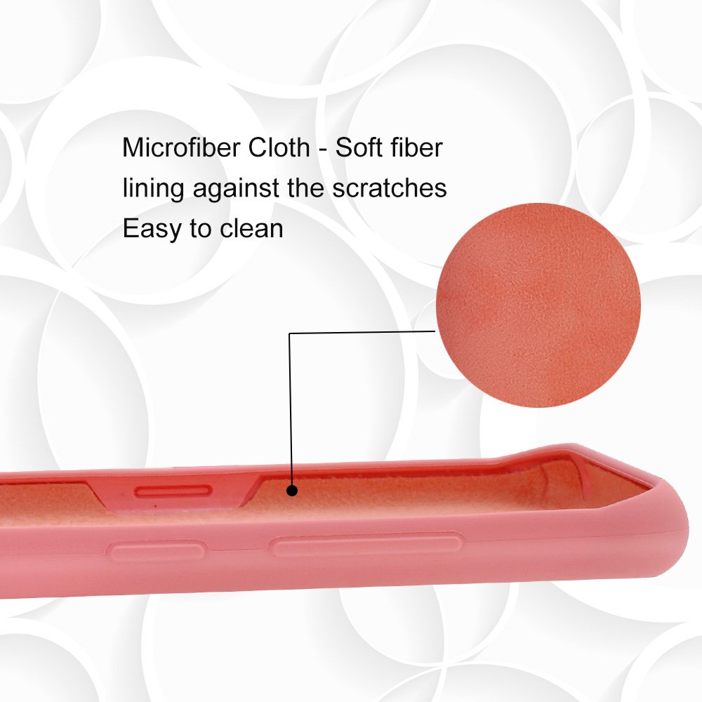 Phone Case for S8 plus,Silicone Gel Rubber Case with Soft Microfiber Cloth Lining Cushion Protective Case for Samsung S8 plus (Pink)