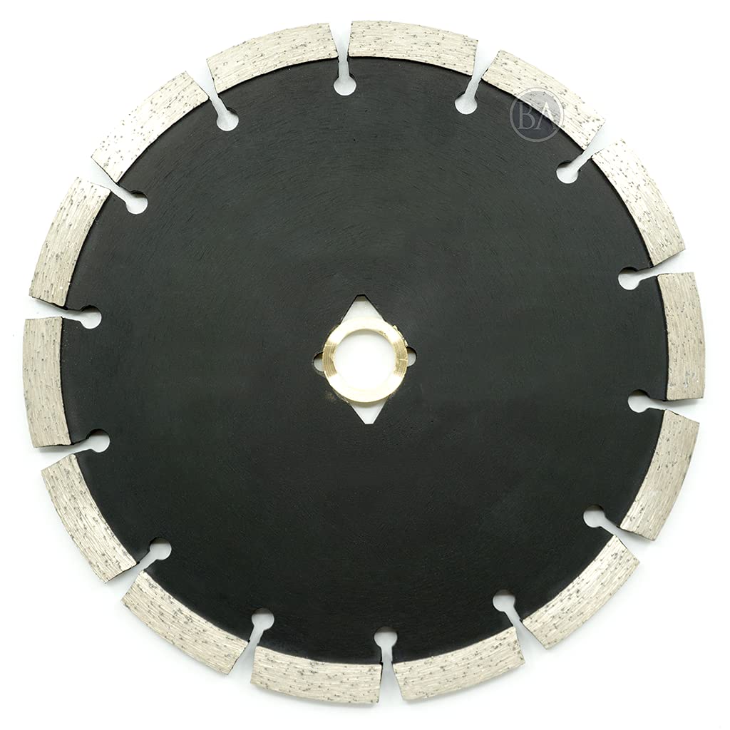 Benchmark Abrasives Premium Tuck Point Crack Chaser Diamond Blade for Angle Grinder, Aggressive Cutting, Grout Repair on Green Concrete, Masonry, Brick, Stone - (7")